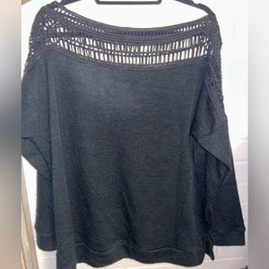 Cutout Black Sweater